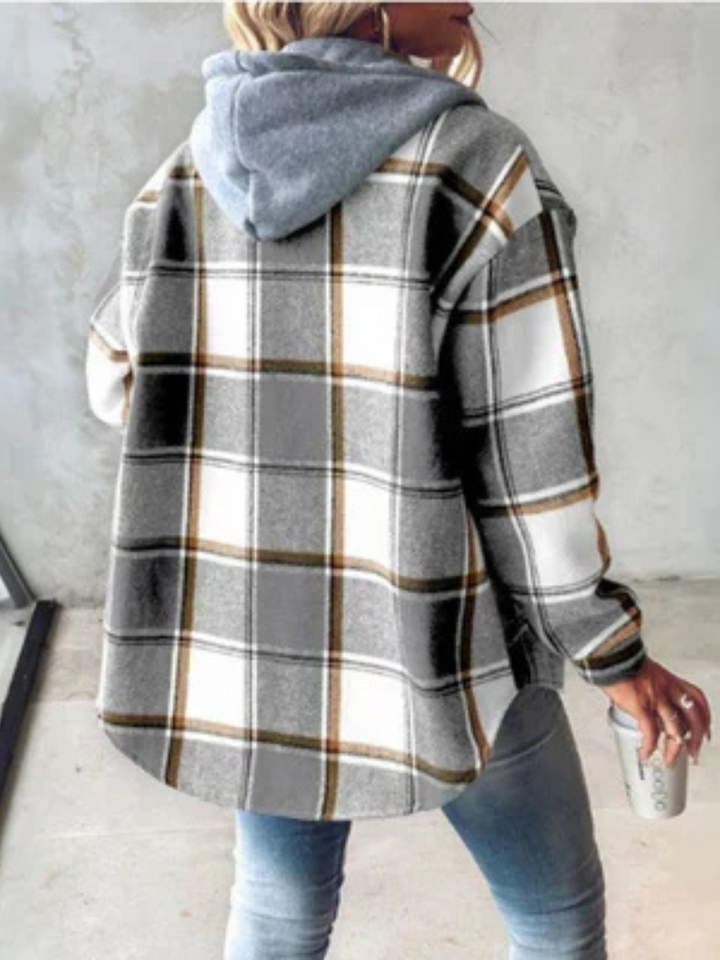Cassy™ - Chic Plaid Jacket