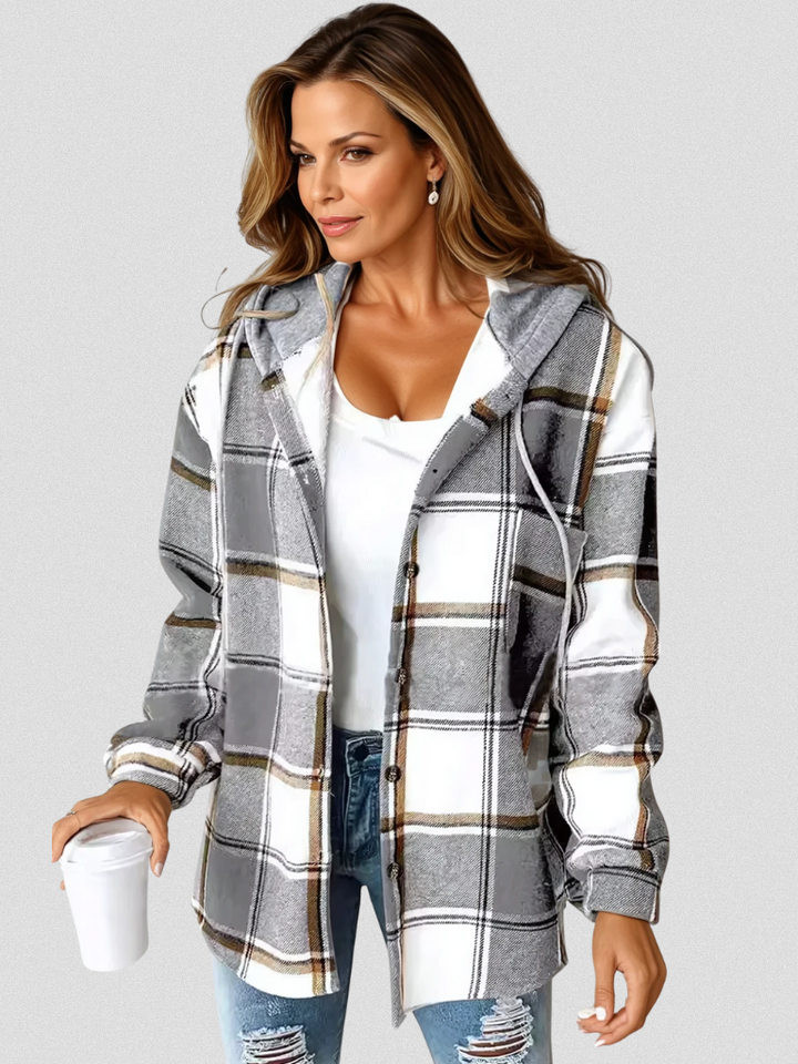 Cassy™ - Chic Plaid Jacket