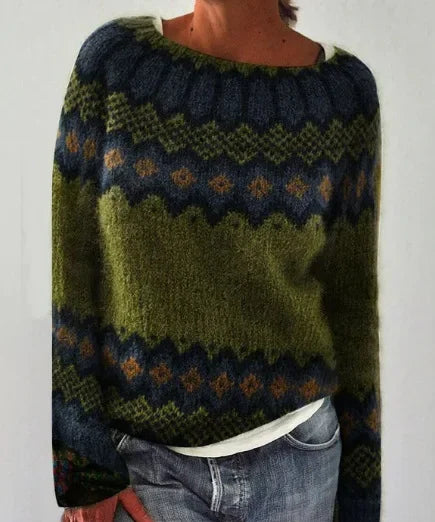 Rosalie | Retro Knitted Sweater