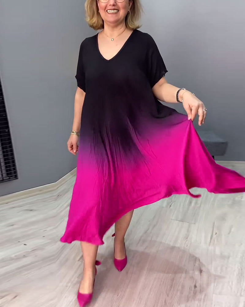 Elena™ - Chic Pleated Dress