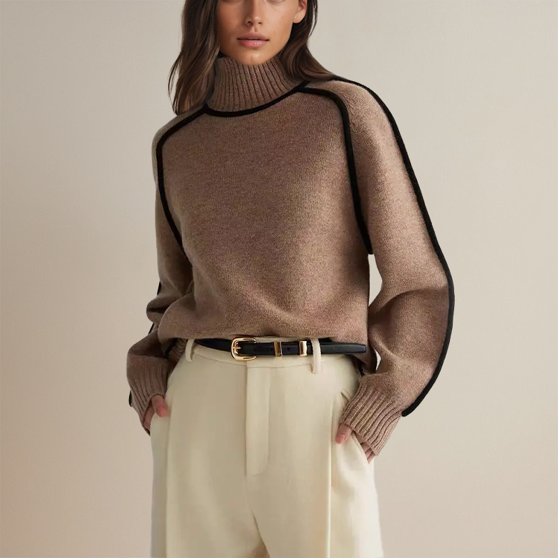Lina™ - Sophisticated Turtleneck Sweater