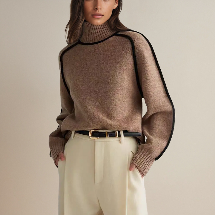 Lina™ - Sophisticated Turtleneck Sweater