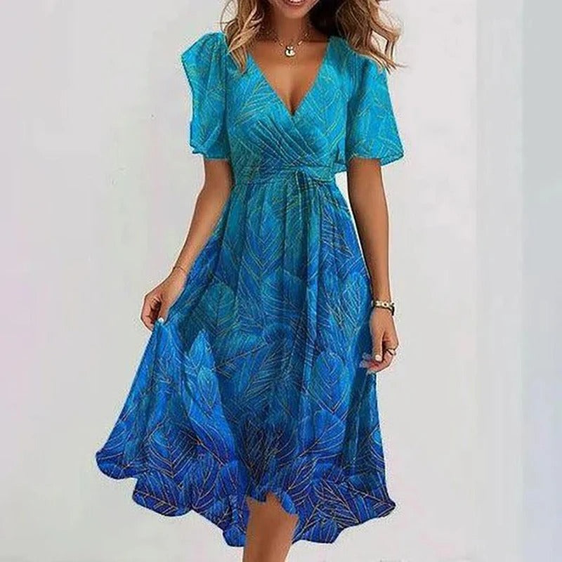 Yana™ - Elegant Colorful Dress