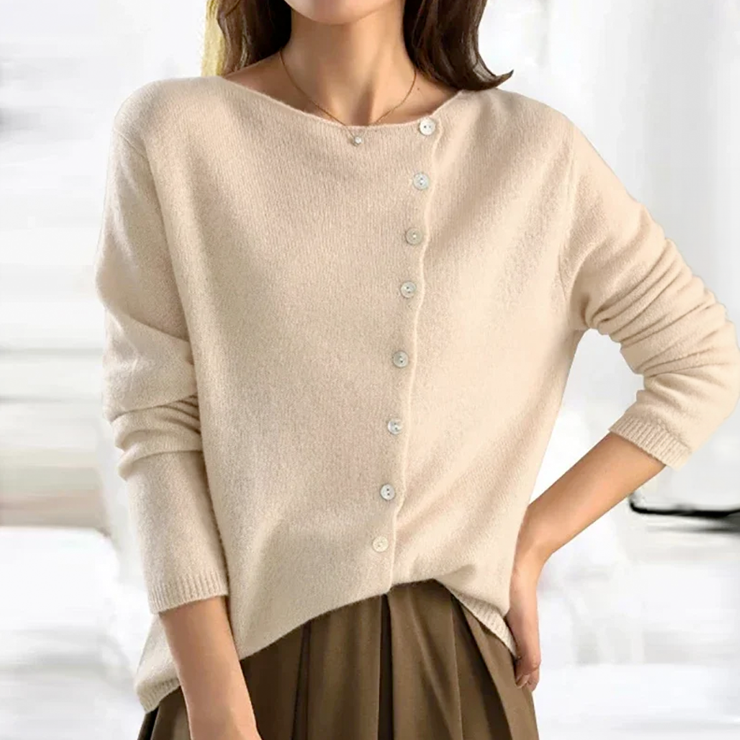 Alfonsa™ - Elegant Cashmere Cardigan